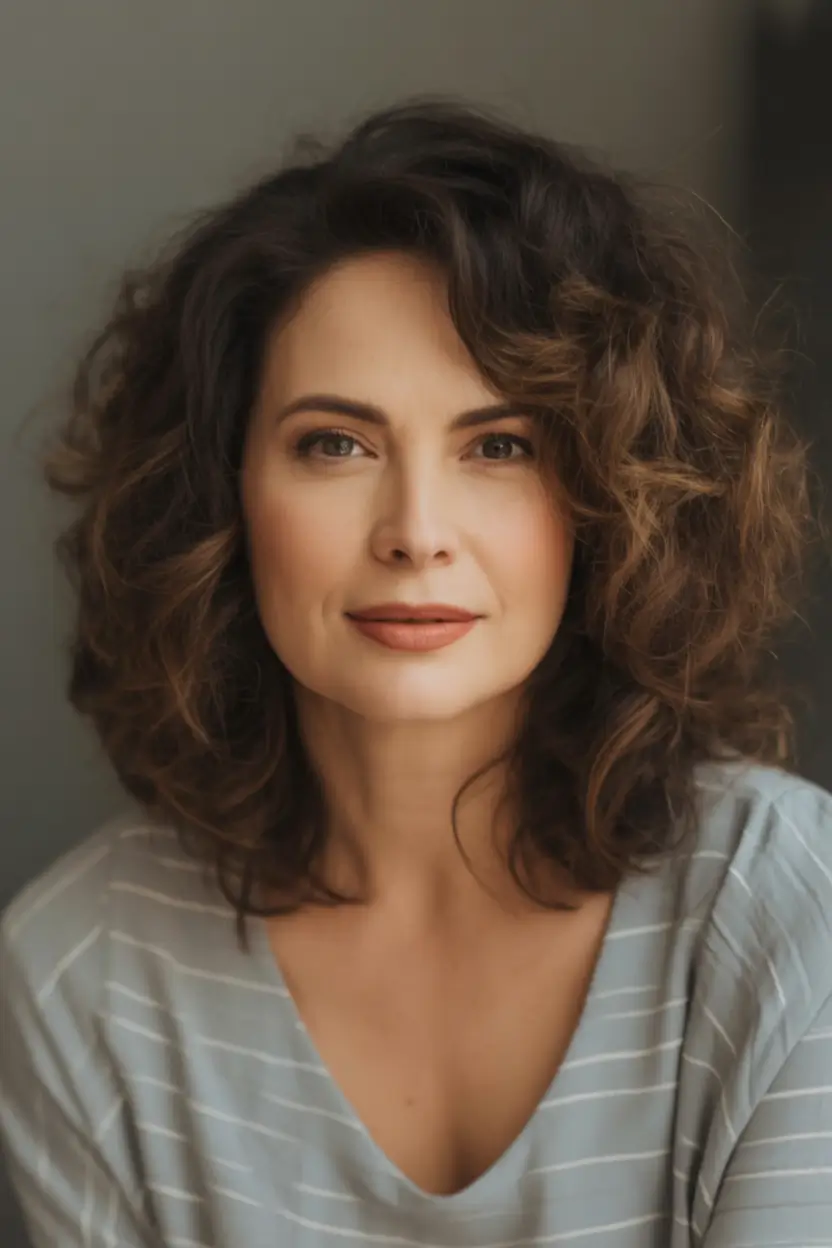 Best Fall 2025 Hair Color Trends for Women 40+ Short Brunette Bob with Warm Auburn Undertones