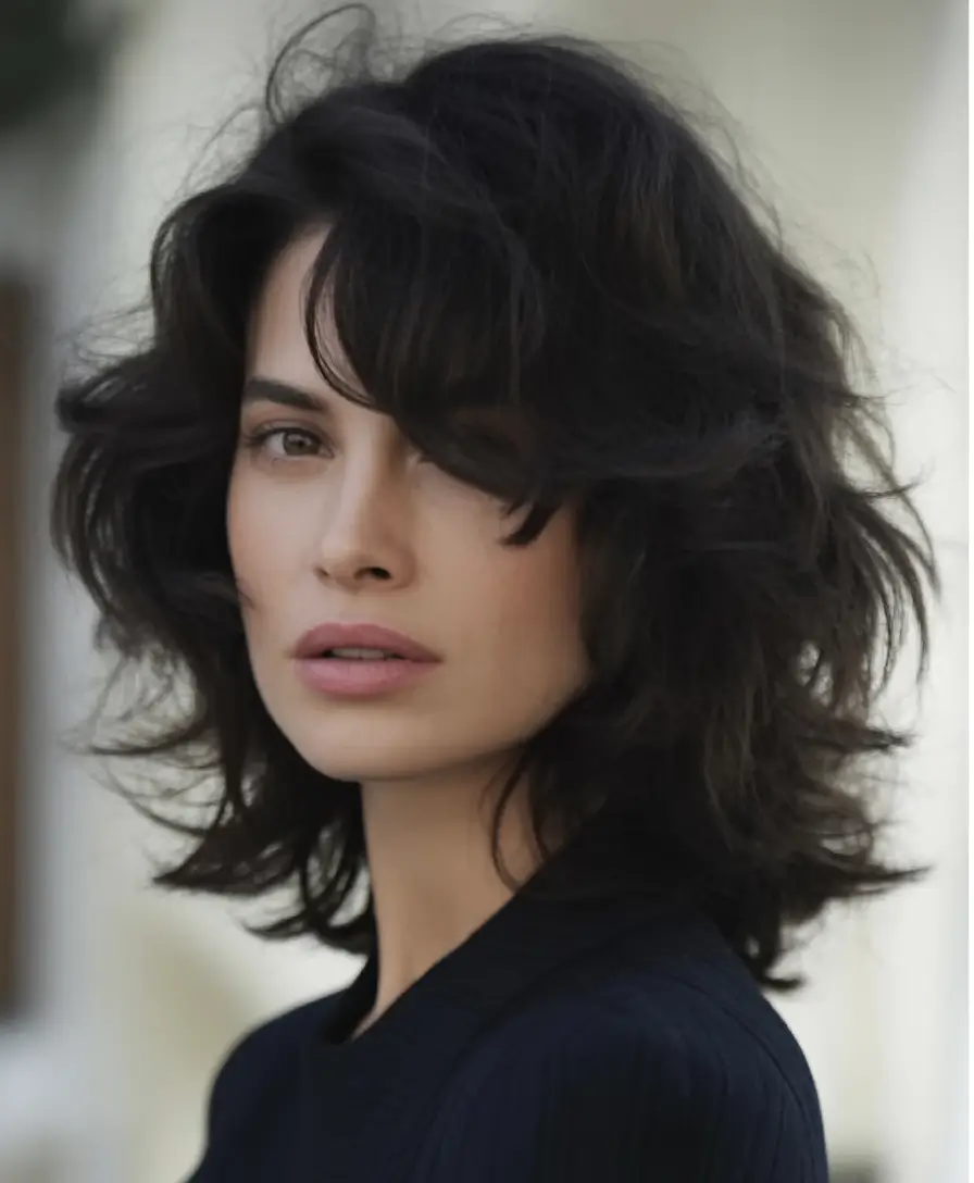 Best Fall Brown Hair Colors to Try in 2025 Textured Short Brunette Shag