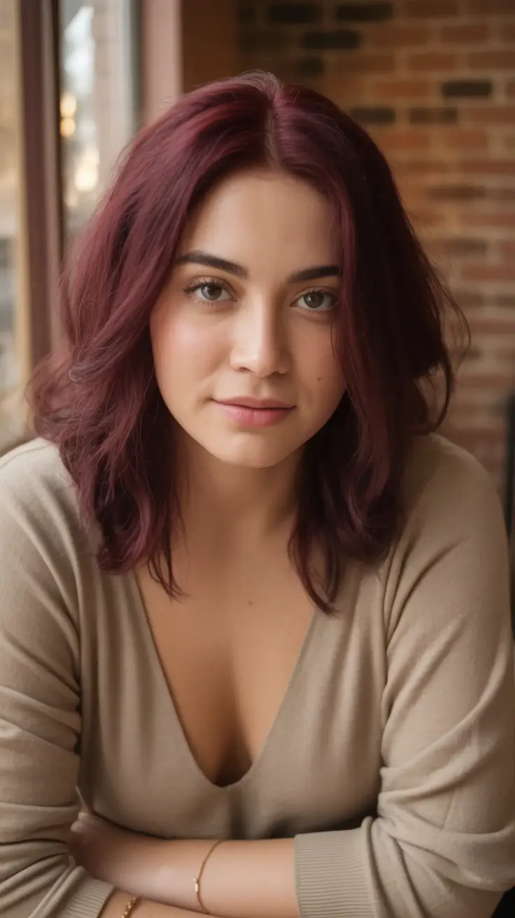 Best Fall Hair Colors for Warm Skin Tones 2025 Mulled Wine Waves With Cozy Texture