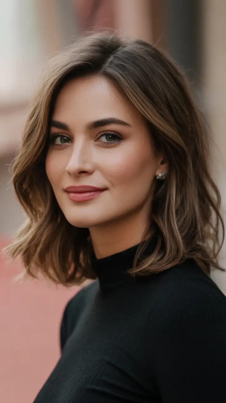 Best Fall Hair Colors for Warm Skin Tones 2025 Classic Soft Brunette With Natural Elegance