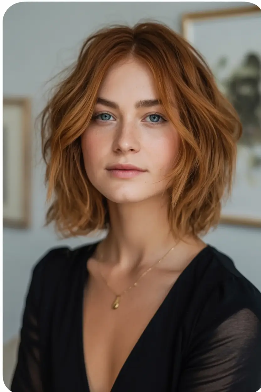 Best Fall Hair Colors for Warm Skin Tones 2025 Soft Cinnamon Waves with Depth