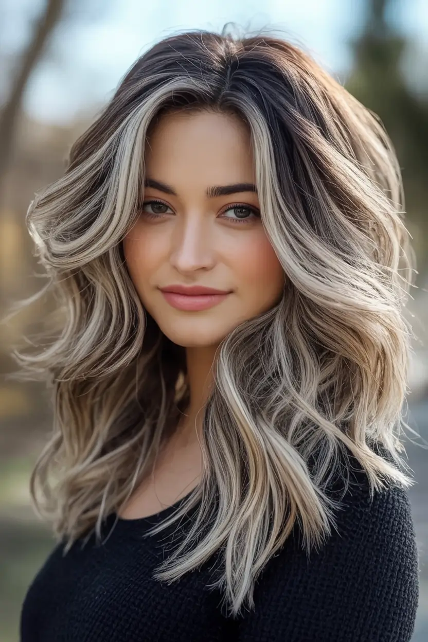 Blonde Hair Color Ideas for Fall 2025 Ash Blonde with Dimensional Highlights