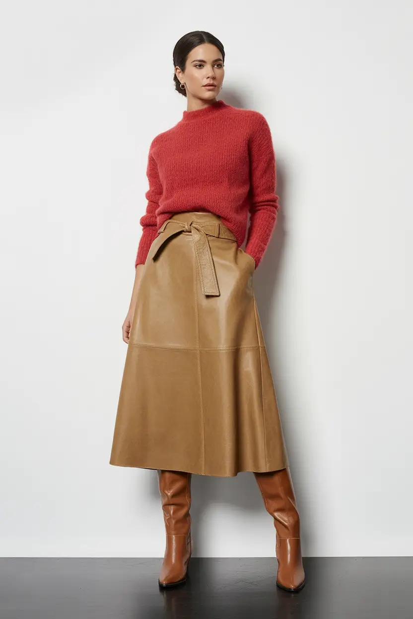 Cozy & Chic Fall outfits Ideas to Try in 2025 Textured Elegance in Structured Layers