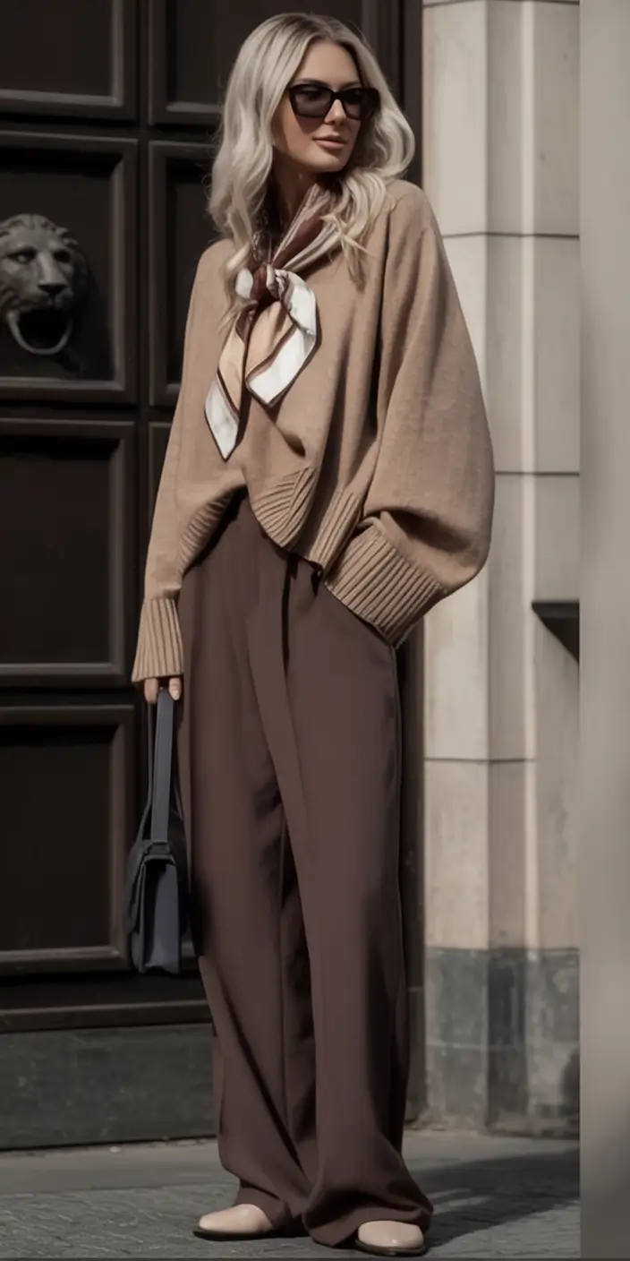 Fall 2025 Fashion Inspiration for Stylish Women Textured Neutrals for Cozy Chic