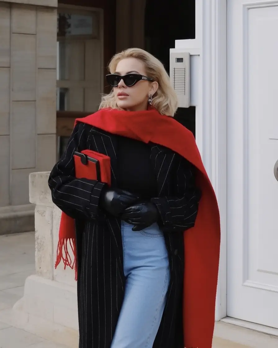 Fall 2025 Fashion Inspiration for Stylish Women Statement Red with Parisian Energy