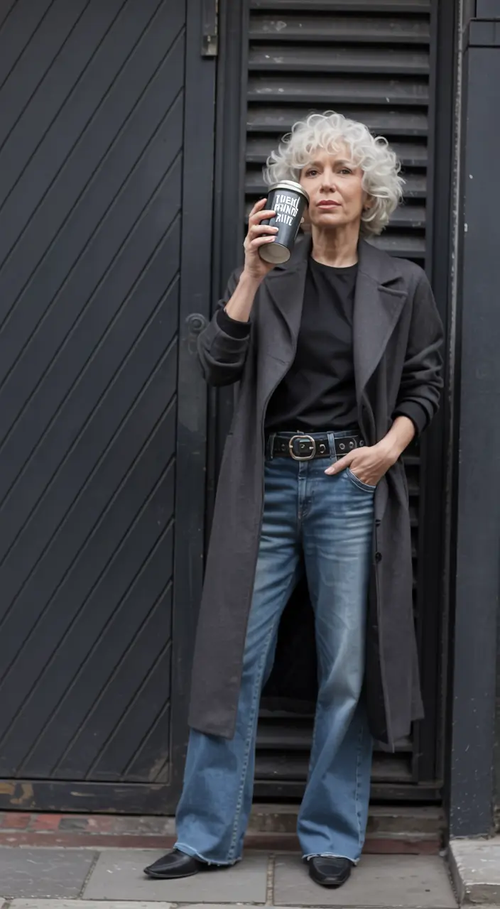 Fall 2025 Hair Color Inspiration for Women Over 60 Curly Volume Denim Swagger