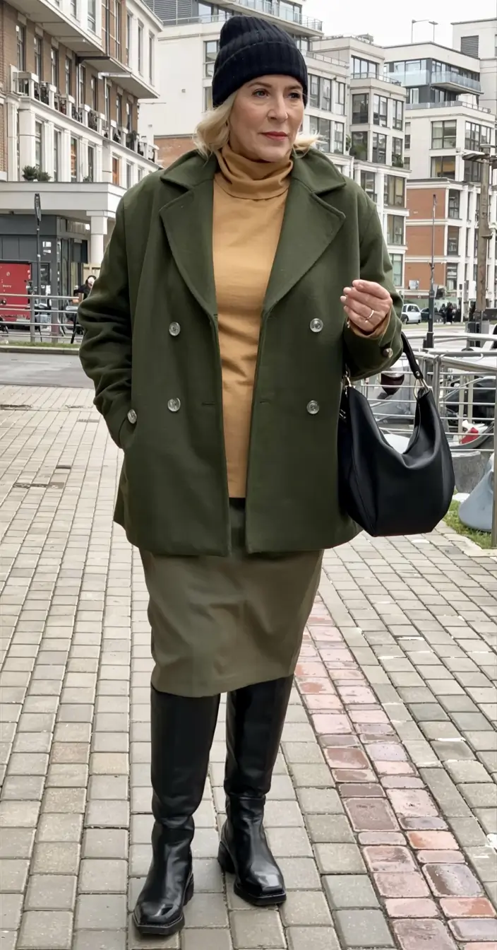 Fall 2025 Hair Color Inspiration for Women Over 60 Golden Waves and Army Greens Sophisticated Utility