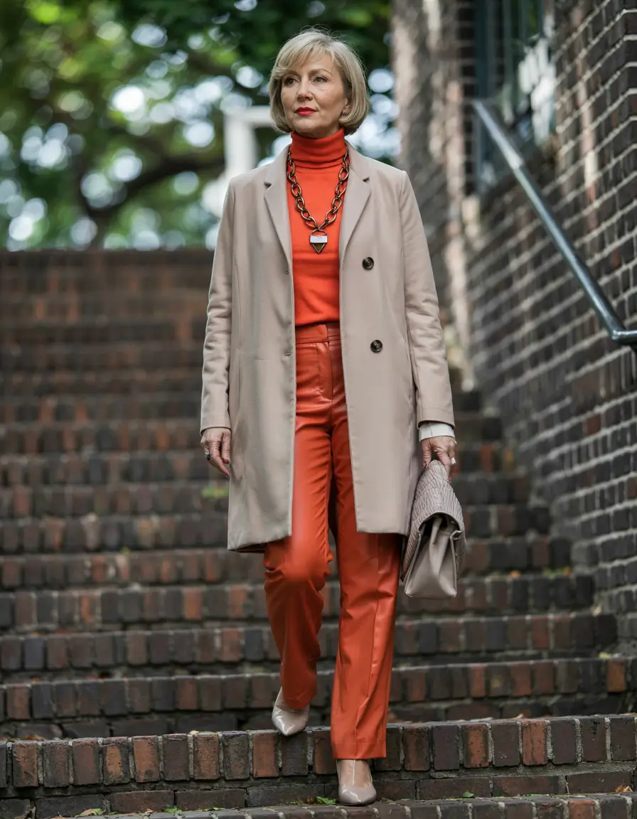 Fall 2025 Hair Color Inspiration for Women Over 60 Champagne Bob and Bold Autumn Hues The Power of Red