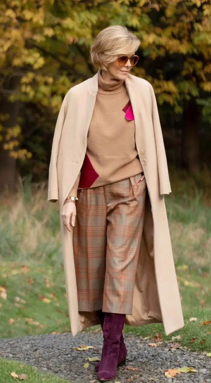 Fall 2025 Hair Color Inspiration for Women Over 60 Layered Beige Blonde and Autumn Heritage Classic with a Twist