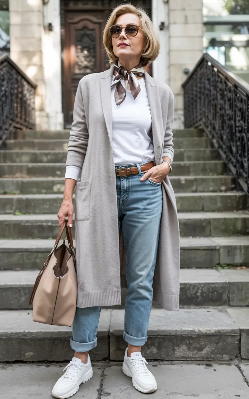 Fall 2025 Hair Color Inspiration for Women Over 60 Soft Beige Pixie and Tonal Luxe Urban Casual Mastery