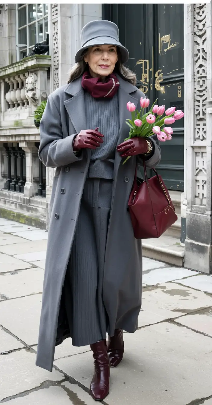 Fall 2025 Hair Color Inspiration for Women Over 60 Gray Monochrome with a Twist