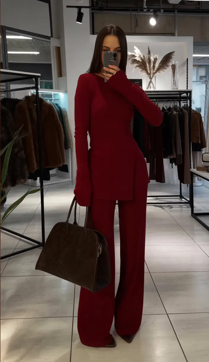 Fall outfits ideas for a fashionable 2025 lookbook Crimson Tailoring in Studio Lighting