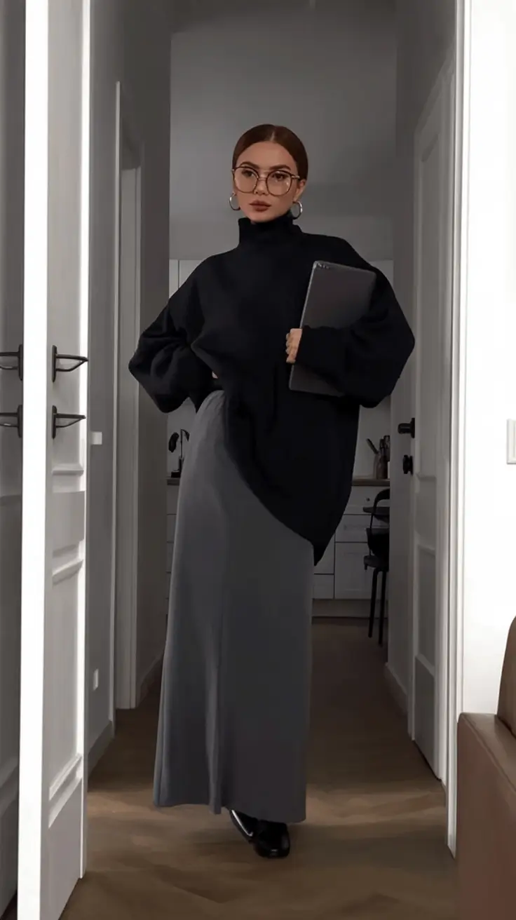 Fall outfits ideas for a fashionable 2025 lookbook Cool-Girl Layers with a Bold Burgundy Pop