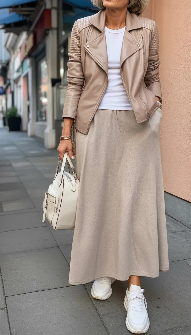 Fall 2025 fashion outfits for stylish women over 50 Effortless Neutrals for Transitional Weather