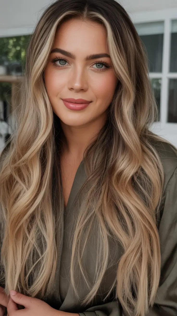 Hair Color Ideas for Fall 2025 Buttery Beige Blonde with Depth