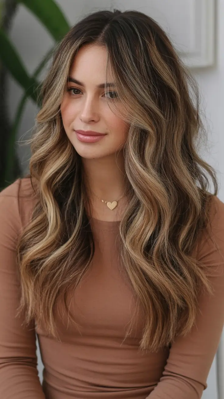 Hair Color Ideas for Fall 2025 Golden Toasted Balayage