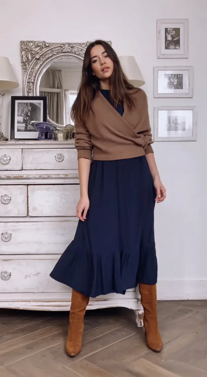 Minimalist Fall Fashion: Capsule Closet Ideas 2025 Soft Layers In Navy And Cocoa