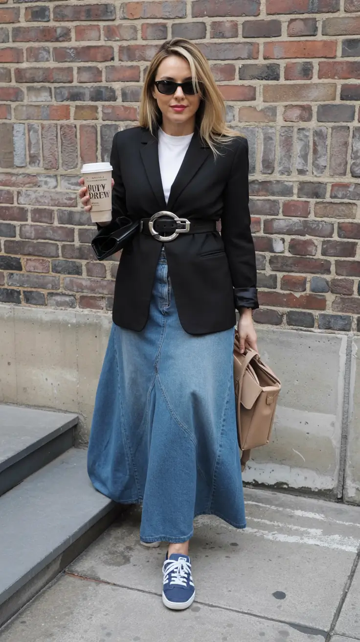 Minimalist Fall Fashion: Capsule Closet Ideas 2025 Denim Maxi And Tailored Polish
