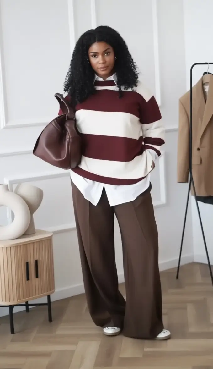 Must-try outfits combinations for fall 2025 Bold Stripes and Chill Tailoring
