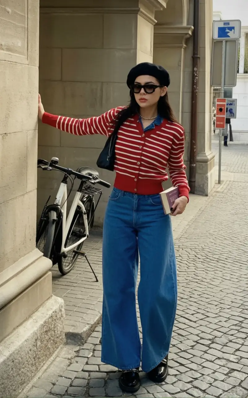 Must-try outfits combinations for fall 2025 Parisian Prep with Wide-Leg Ease