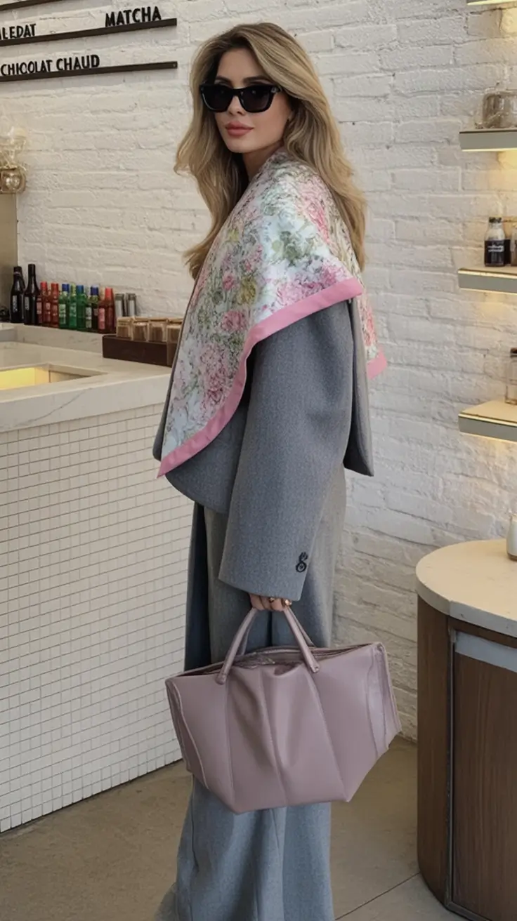 Must-try outfits combinations for fall 2025 Muted Florals and Monochrome Grace