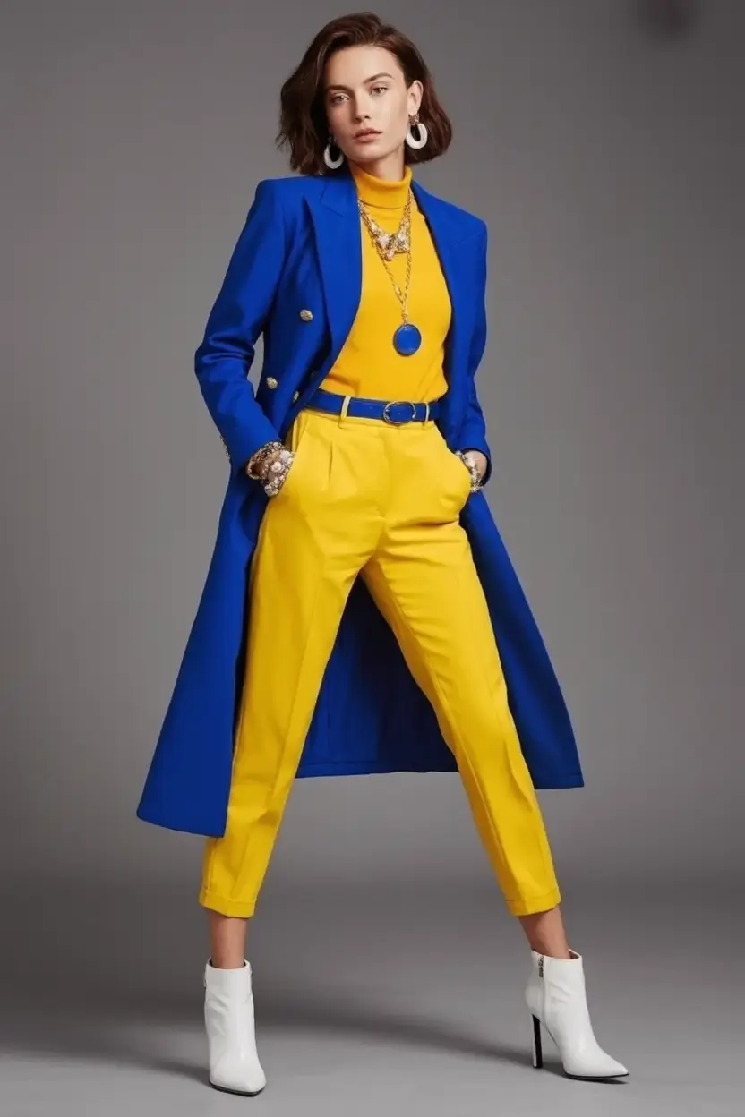 Must-try outfits combinations for fall 2025 Modern Primary Contrast with a Bold Edge