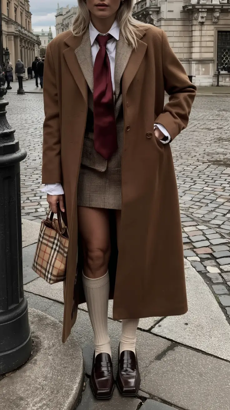 Old Money outfits to Try This Fall 2025 Schoolgirl Heritage with a London Twist