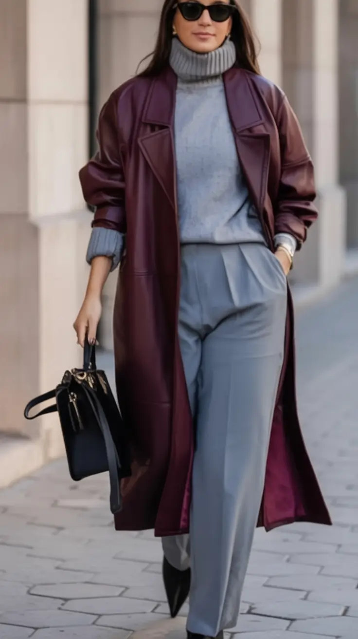 What to Wear This Autumn: outfits ideas 2025 Merlot & Steel Layers