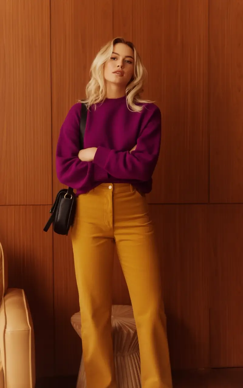 What to Wear This Autumn: outfits ideas 2025 Color Blocked Confidence