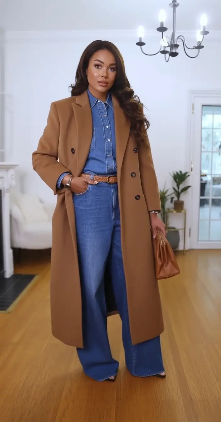 What to Wear This Autumn: outfits ideas 2025 Denim on Denim, Elevated: Camel Coat Edition