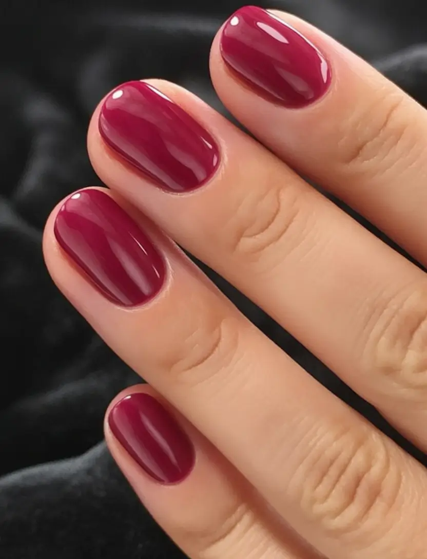 2025 Fall Nail Colors: Trendy Shades Berry Wine Classic