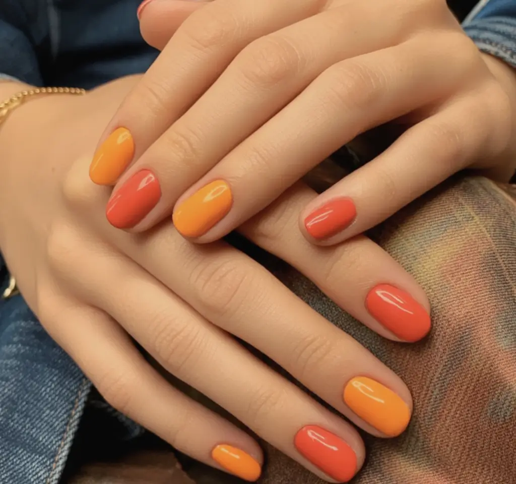 2025 Fall Nail Colors: Trendy Shades Sunset Ombre Warmth