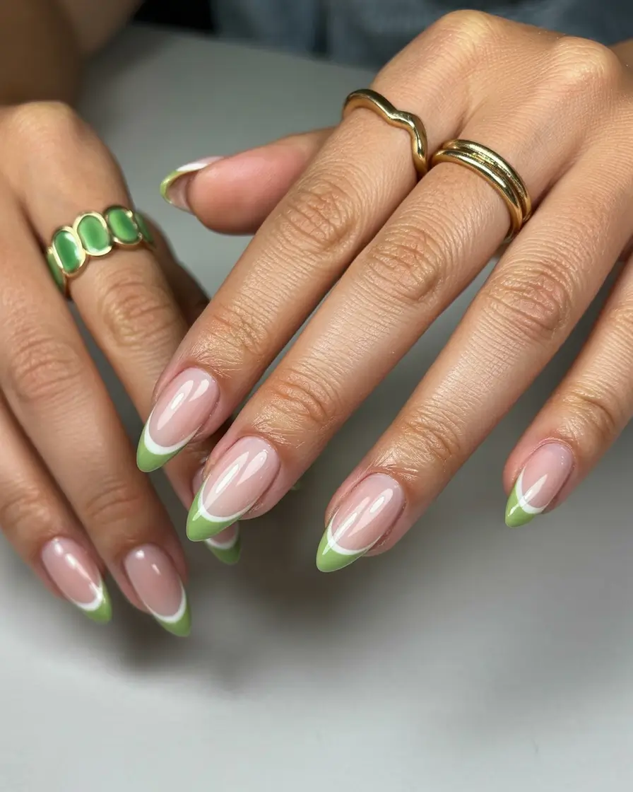 2025 Fall Nail Trends Sage French