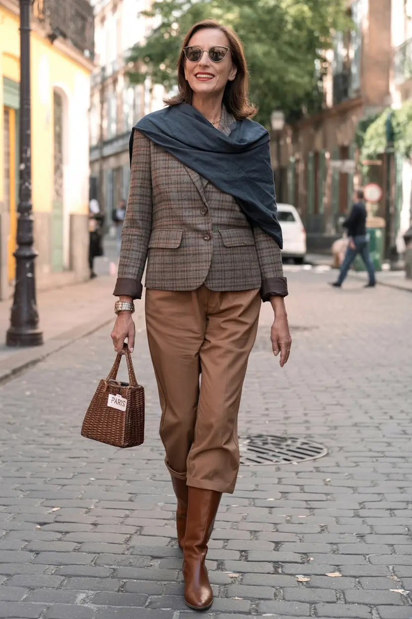 age-friendly fall outfits for 60+ women in 2025 Modern Vintage with a Twist