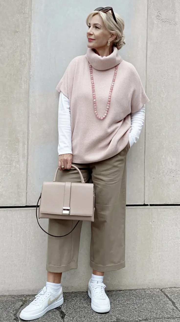 age-friendly fall outfits for 60+ women in 2025 Blush Tones for Soft Power