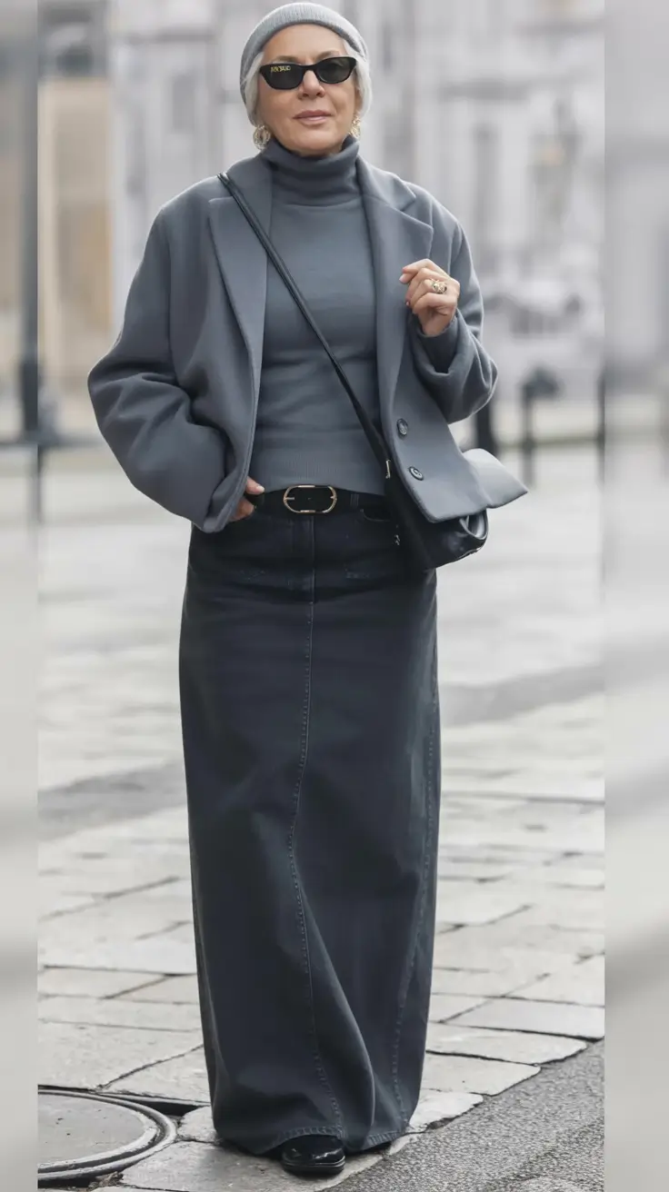 age-friendly fall outfits for 60+ women in 2025 Urban Denim and Stormy Layers