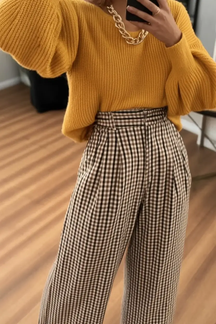Casual September outfits Ideas 2025 Golden Hour Checks