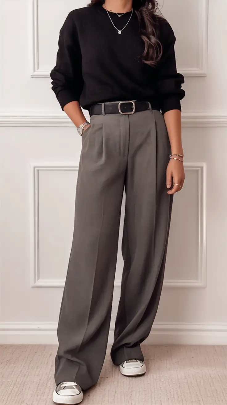 Casual September outfits Ideas 2025 Tailored Comfort in Neutral Tones