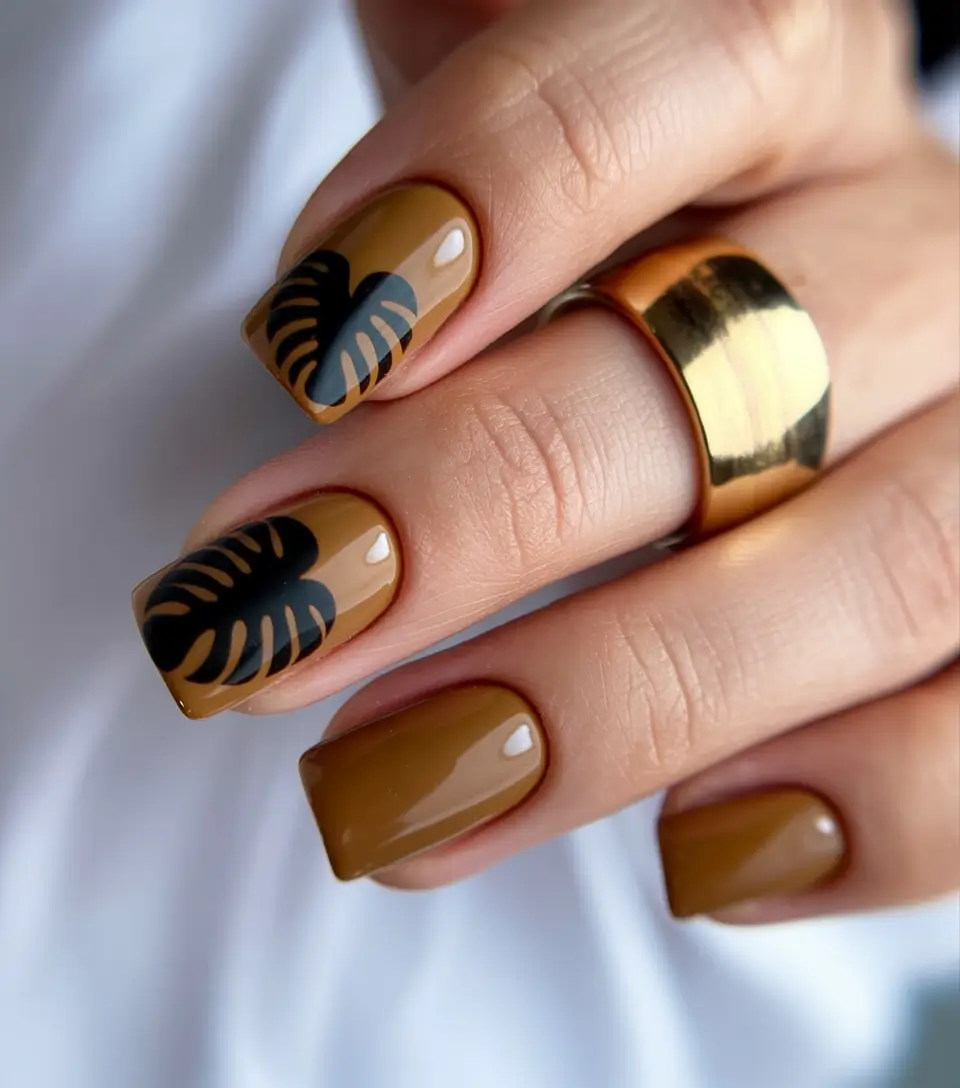 Fall Nail Colors for Brown Skin 2025 – Caramel Jungle Vibes