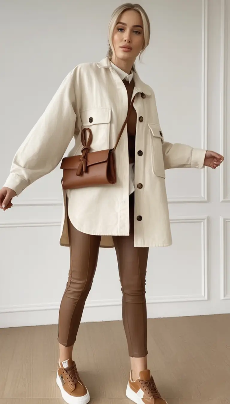 Easy fall outfits for busy moms – ideas for 2025 Coffee and Cream Color Story