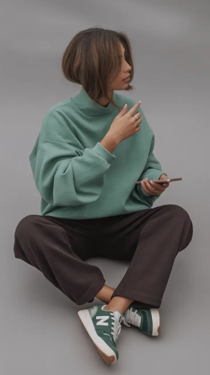 Easy fall outfits for busy moms – ideas for 2025 Relaxed Greens and Sporty Cool