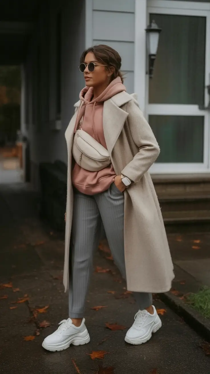 Easy fall outfits for busy moms – ideas for 2025 Blush Layers and Cream Coats