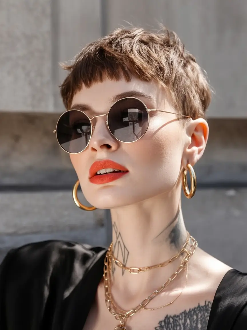 Easy Short Fall Hairstyles 2025 Textured Pixie with Effortless Fringe