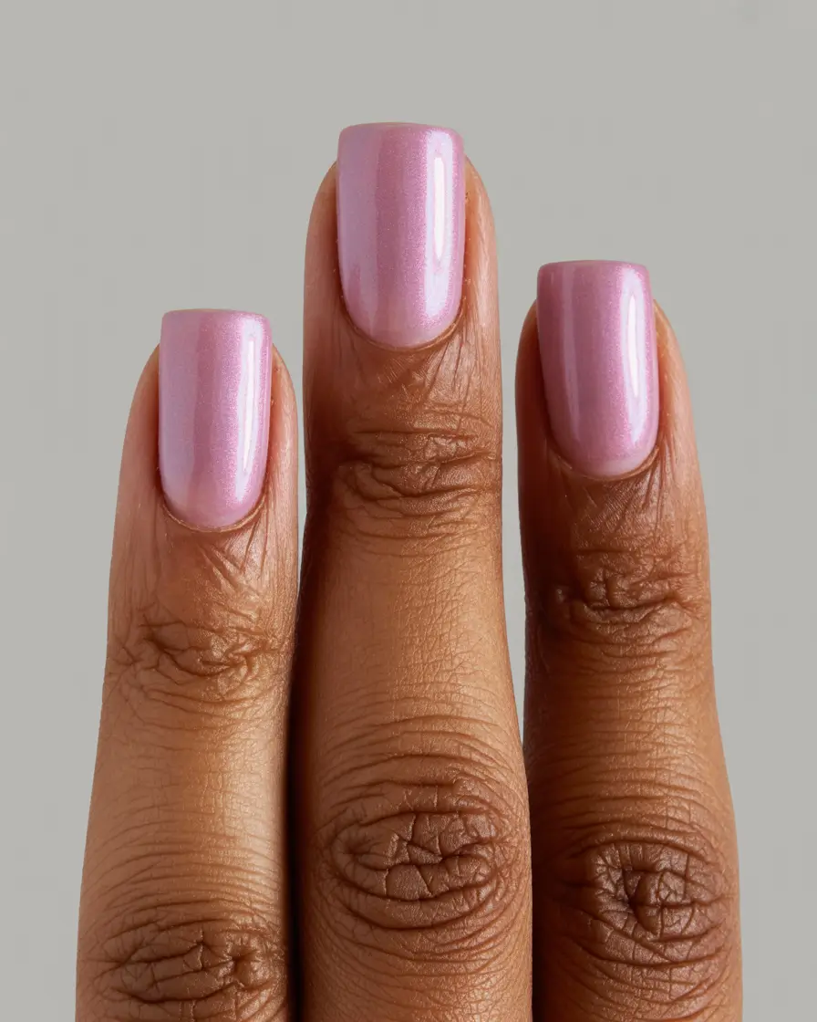 Fall Nail Colors for Brown Skin 2025 – Pink Nude