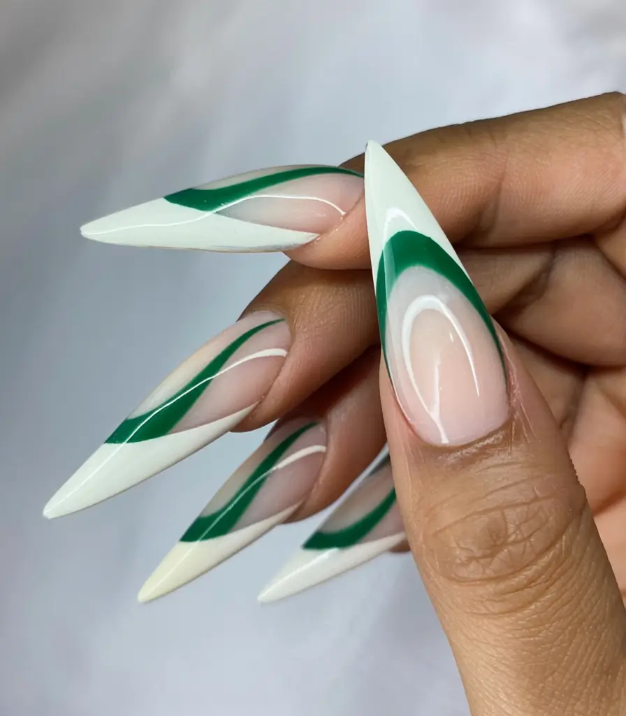 Fall nail colors for fair skin 2025 Emerald Wave