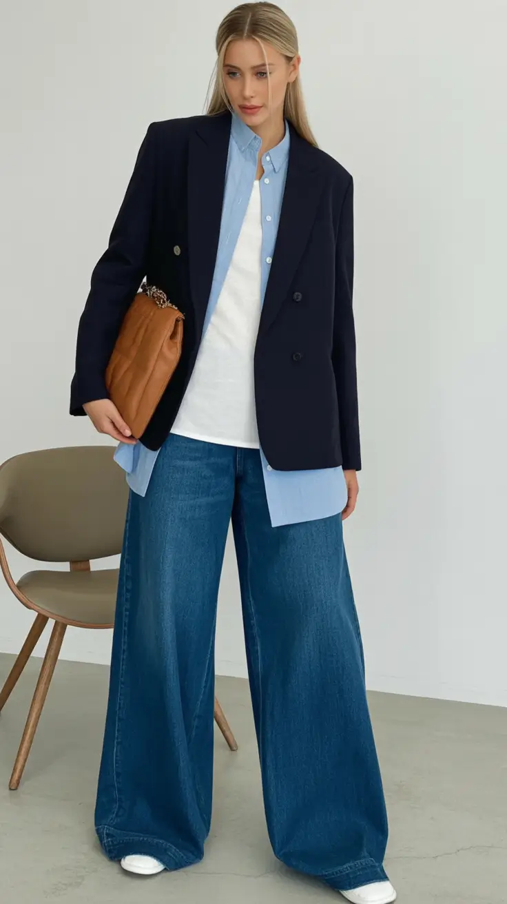 How to Style Jeans This Fall – 2025 outfits Ideas Layered Oversize Chic