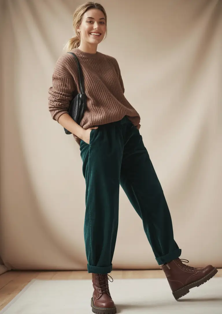 new fall fashion clothes 2025 Relaxed Corduroy With Autumn Warmth