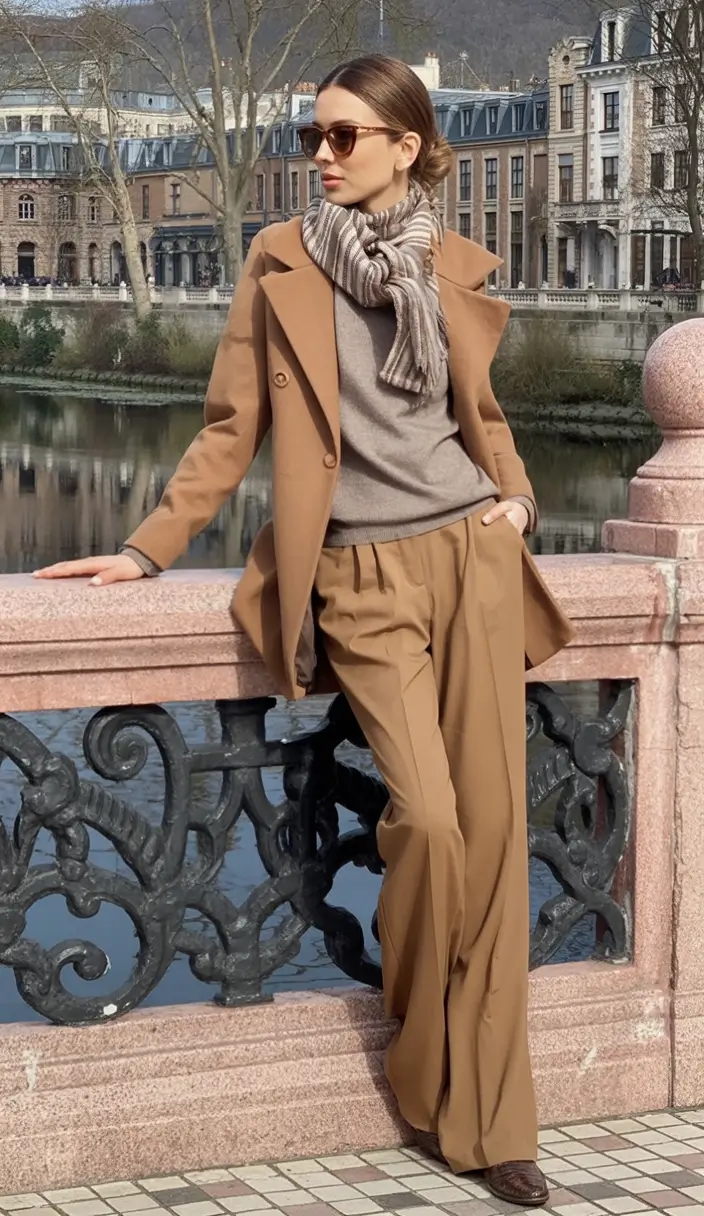 new fall fashion clothes 2025 Timeless Camel Layers