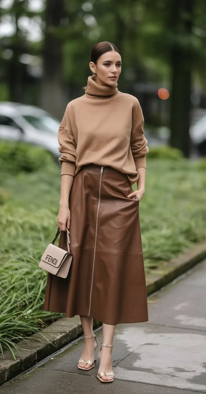 new fall fashion clothes 2025 Elevated Monochrome in Warm Browns