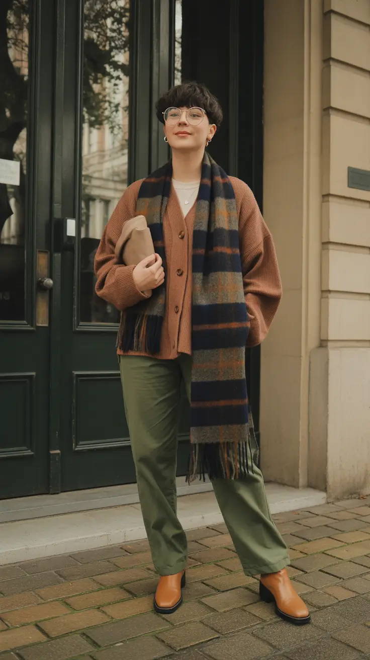 new fall fashion clothes 2025 Earthy Warmth with Olive Accents